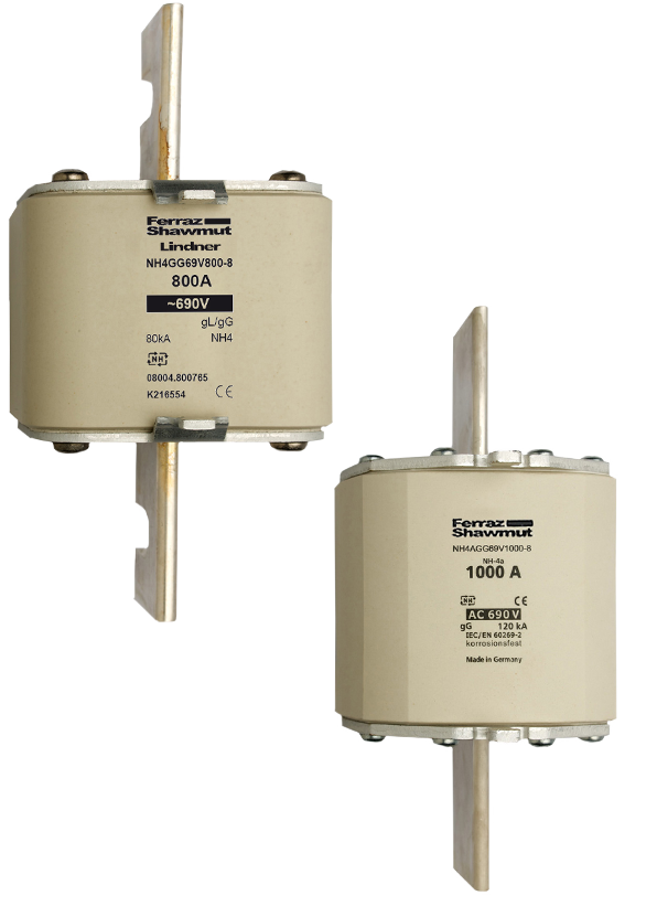 Y215025 - NH fuse-link gG, 690VAC, size 4 , 500A top indicator/live tags